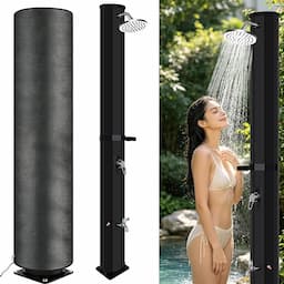 Bilisder Douche Solaire 60 L avec robinet lave-pieds