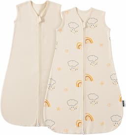 PewinGo Lot de 2 nouveau-né 0,5 TOG (0-6 mois, double zip)