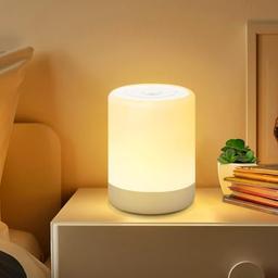 SOLIDEE Veilleuse tactile RGB (rechargeable, portable, mémoire)