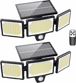 Mexllex Lot 2 Projecteurs 304 LED Détecteur