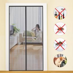 MYCARBON moustiquaire magnétique fermeture automatique (120 x 220 cm)