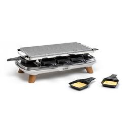 Tefal Pierrade Gourmet raclette 2 en 1, 8 coupelles extra-profondes