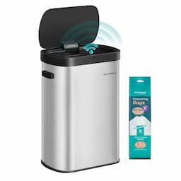 SONGMICS 50 L inox capteur + tactile IPX4