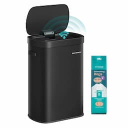 SONGMICS 50 L acier noir d'encre LTB640B02