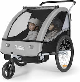 Tiggo VS 2-en-1 (suspension intégrale, 1 ou 2 enfants)