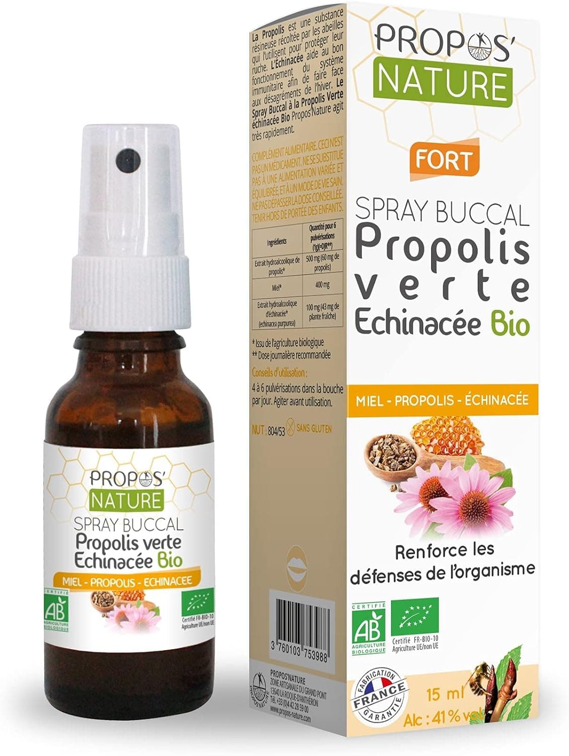 Spray propolis gorge