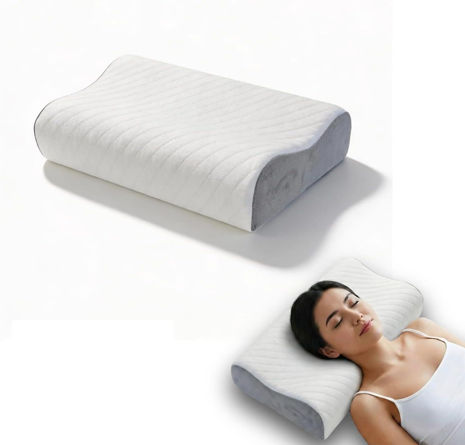 TOREOKO Oreiller Cervical Anti-Ronflement