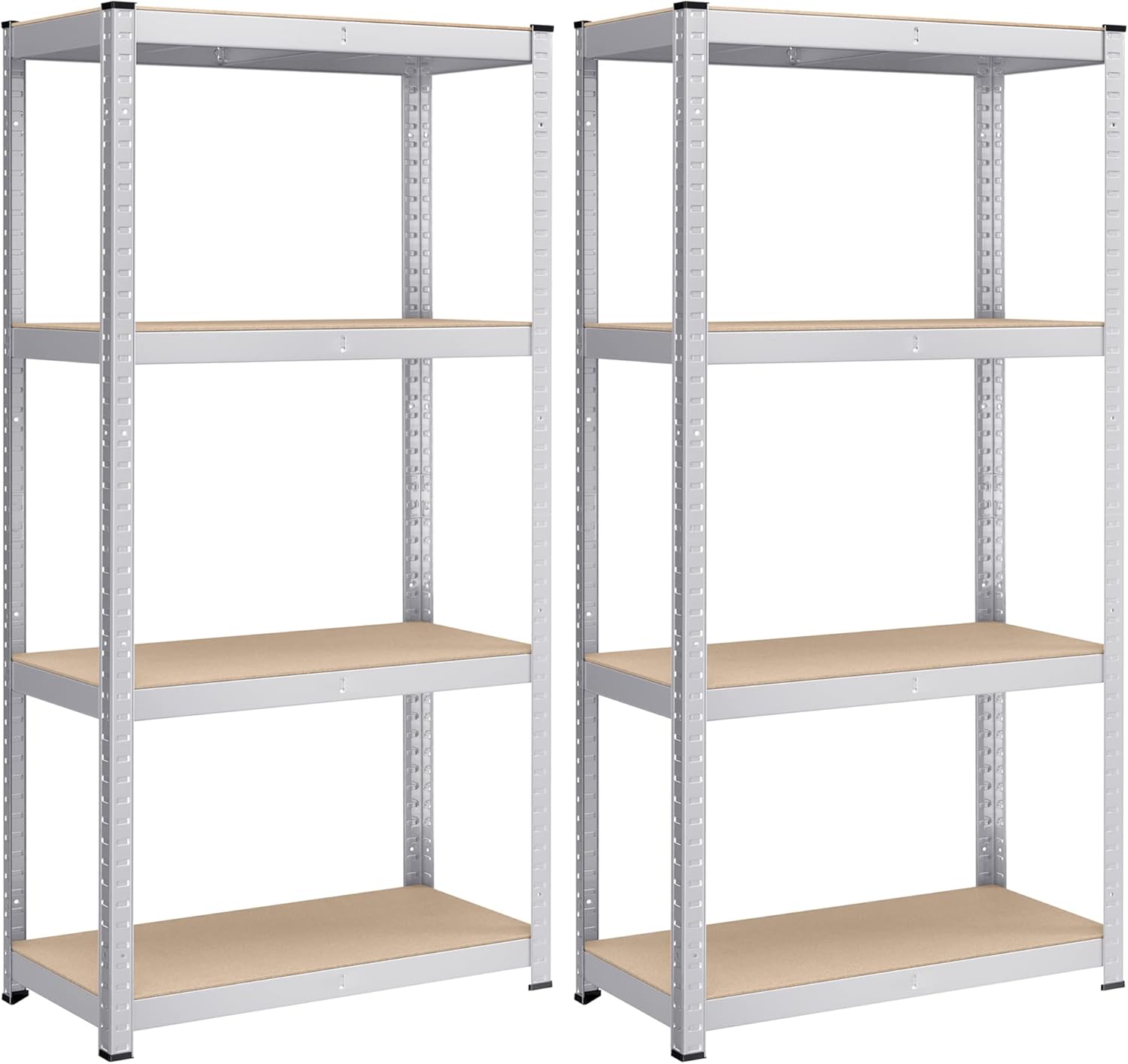 SONGMICS Lot de 2 étagères 4 niveaux 520 kg