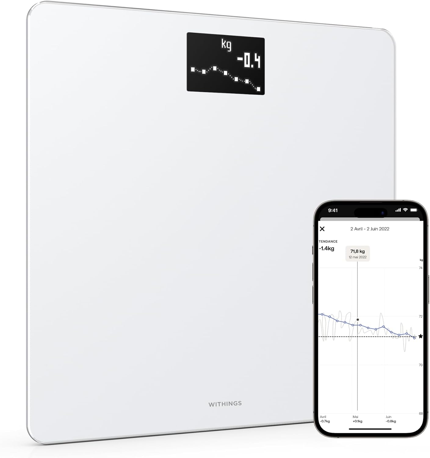 Withings Body WiFi IMC Blanc