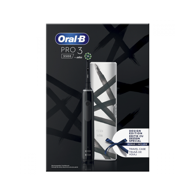 Oral-B Pro 3 3500 Design Edition Noir