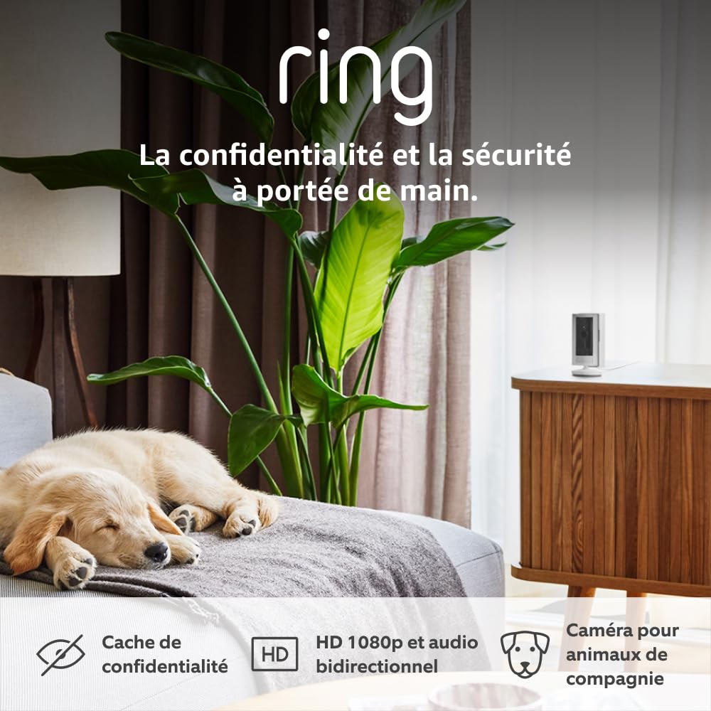 Ring Indoor Camera 2e gen 1080p Blanc