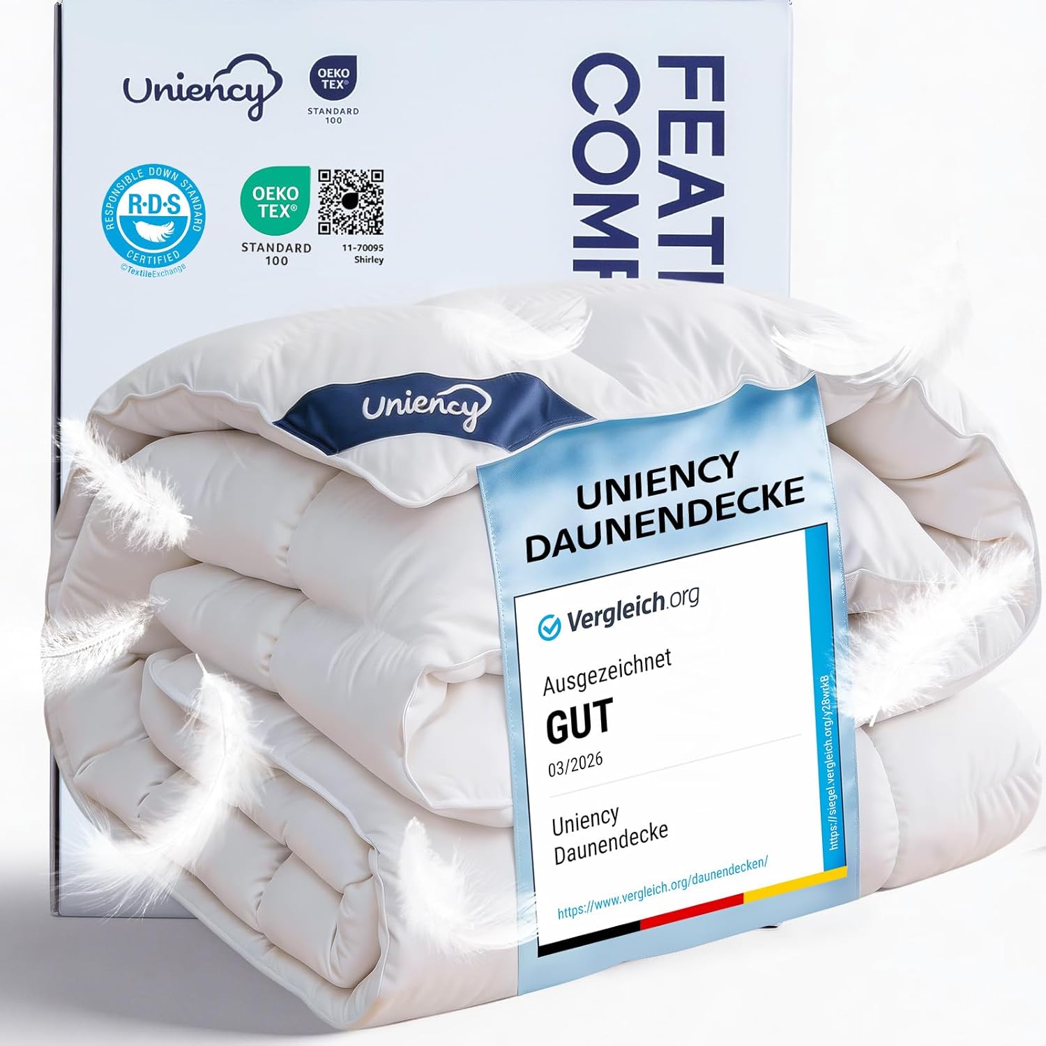 Uniency Couette Duvet 4 Saisons (220x240)