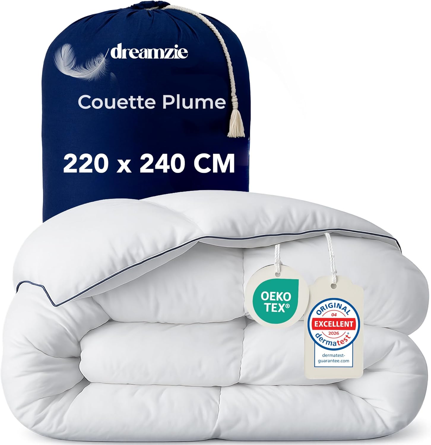 Dreamzie Couette Plume & Duvet de Canard (220x240)