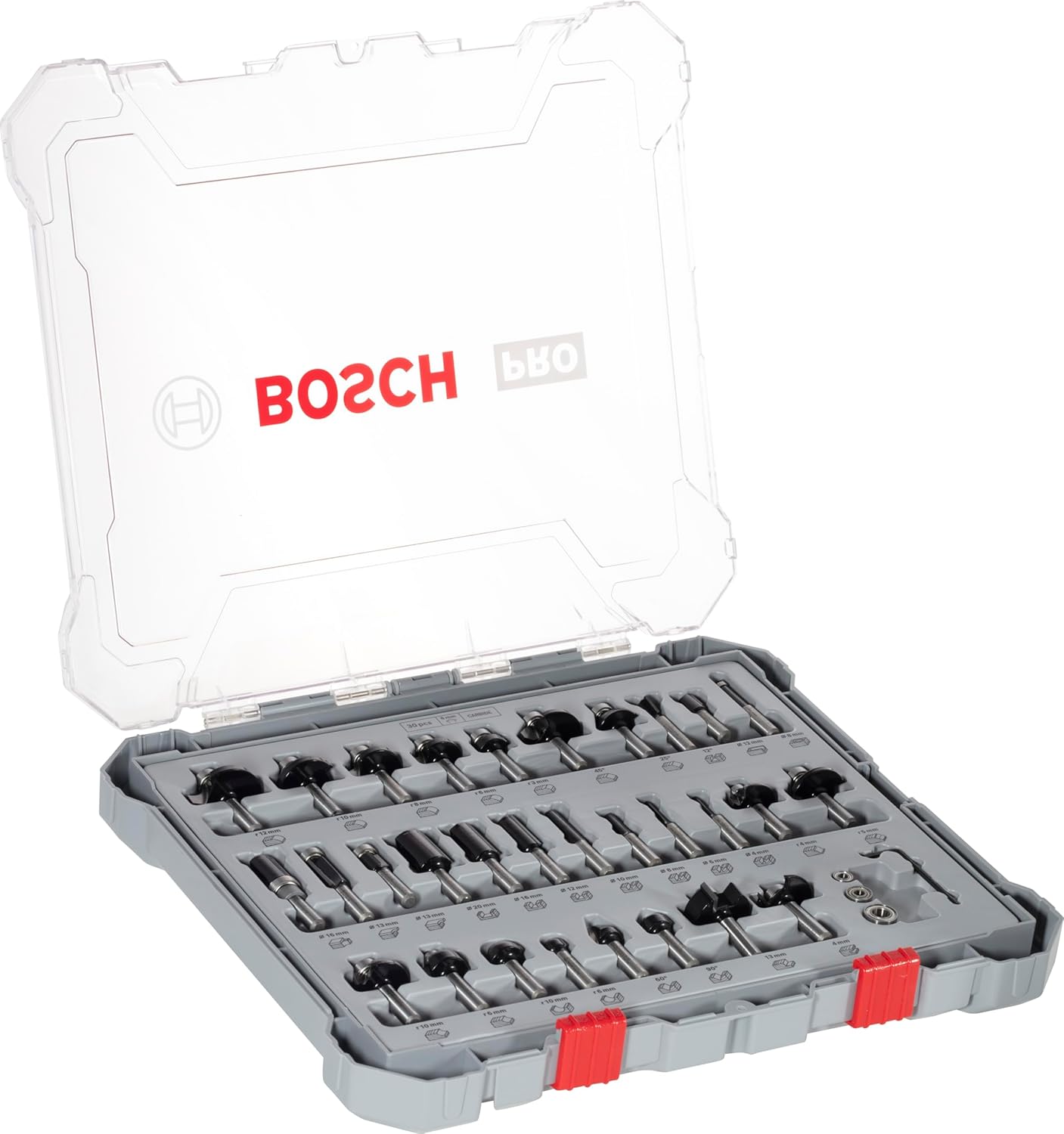 Bosch Professional Kit 30 fraises mixtes