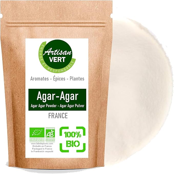Agar-agar en poudre bio 50g