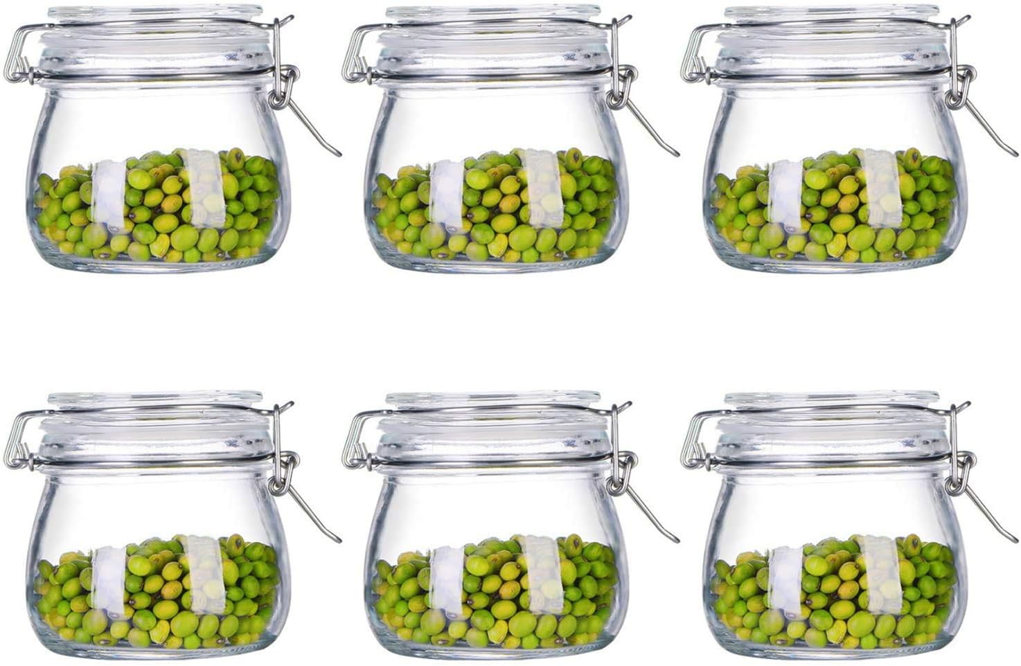 Bocal en verre hermetique 500ml