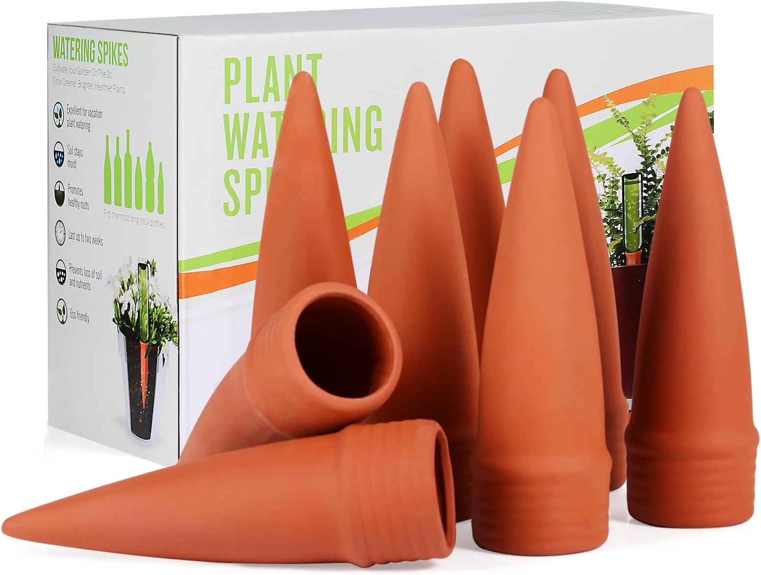 Cônes d'arrosage en céramique (lot de 6)