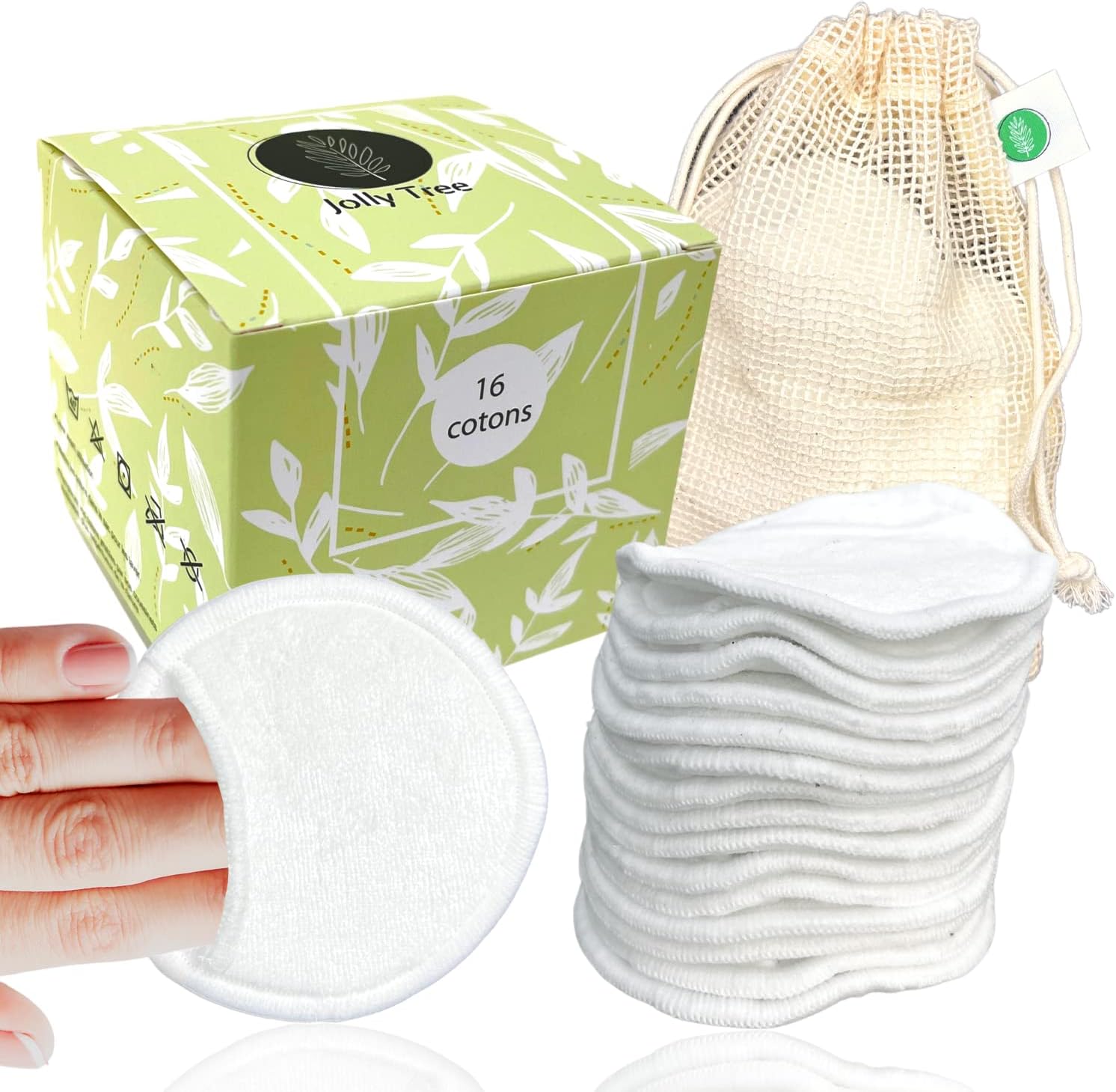 Cotons démaquillants lavables (lot)