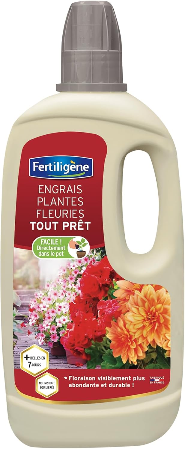 Engrais liquide plantes fleuries