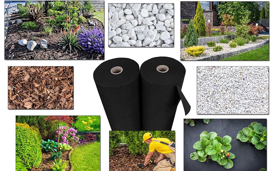 Feutre géotextile anti-mauvaises herbes