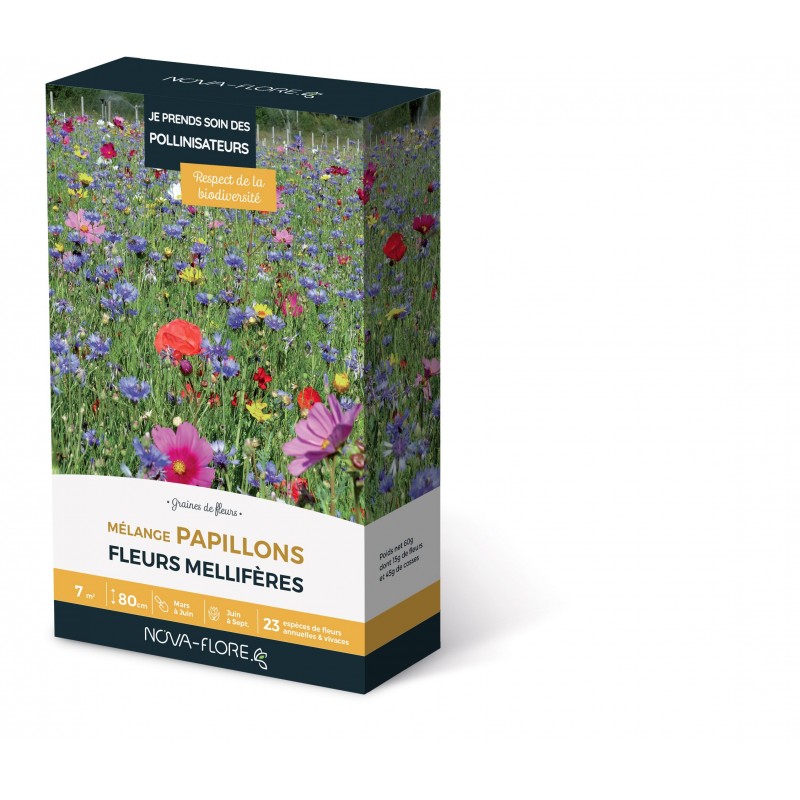 Graines de fleurs mellifères mélange