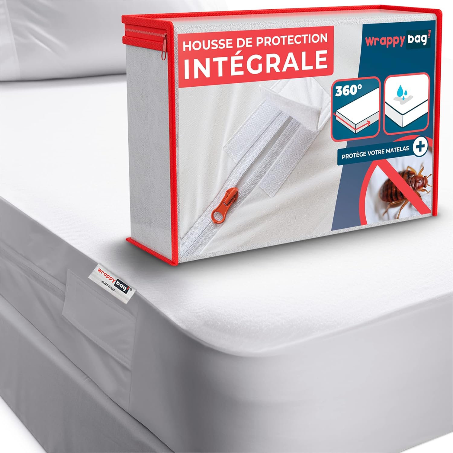 Housse anti-acariens matelas