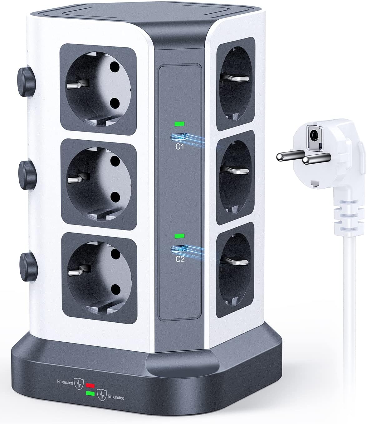 Multiprise avec interrupteur lot