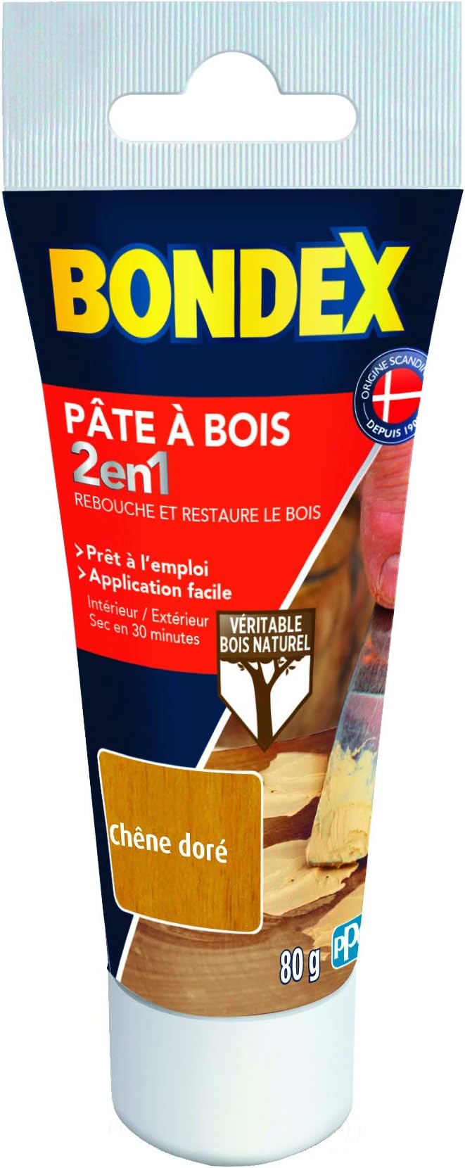 Pâte à bois chêne/chêne clair