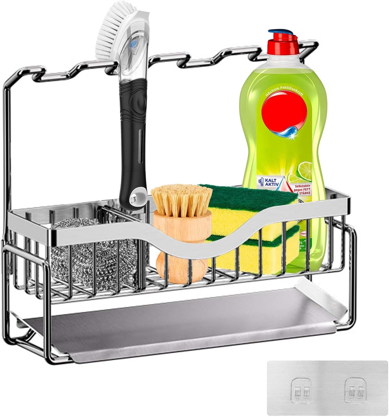 Porte-éponge avec ventouses