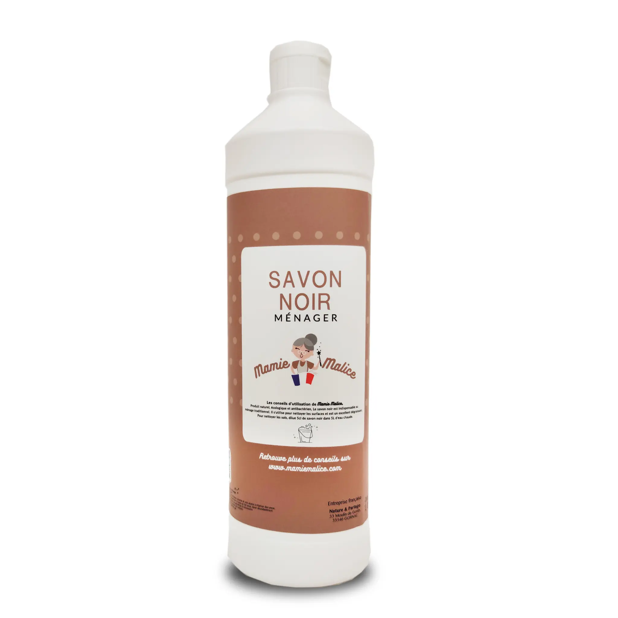 Savon noir liquide 1L