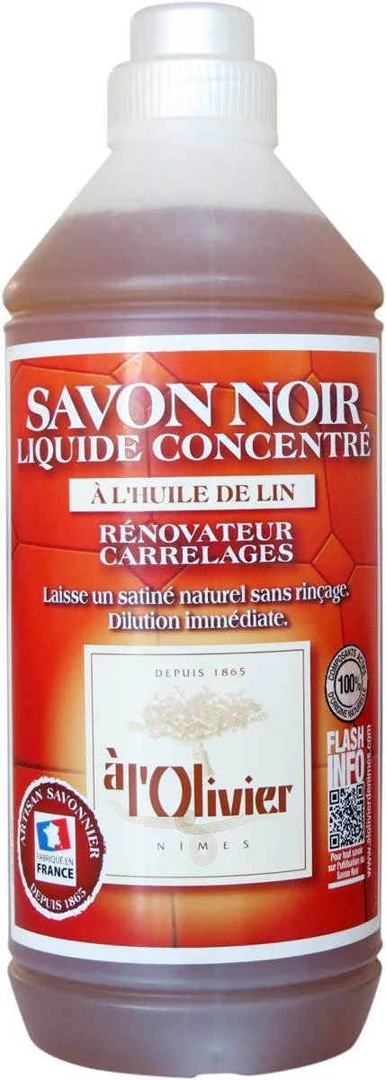Savon noir liquide concentré 1L