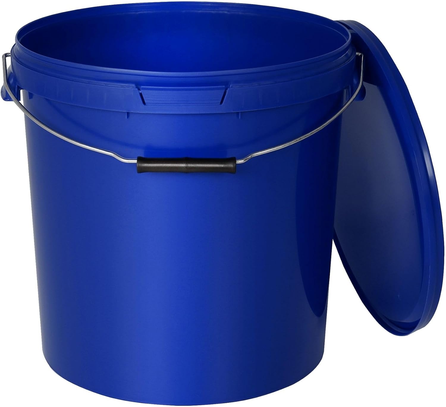 Seau plastique avec couvercle 20L