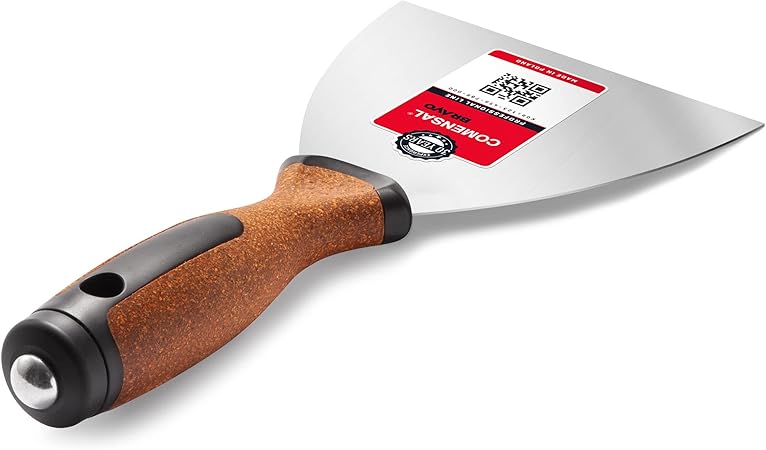 Spatule à enduire + papier à poncer